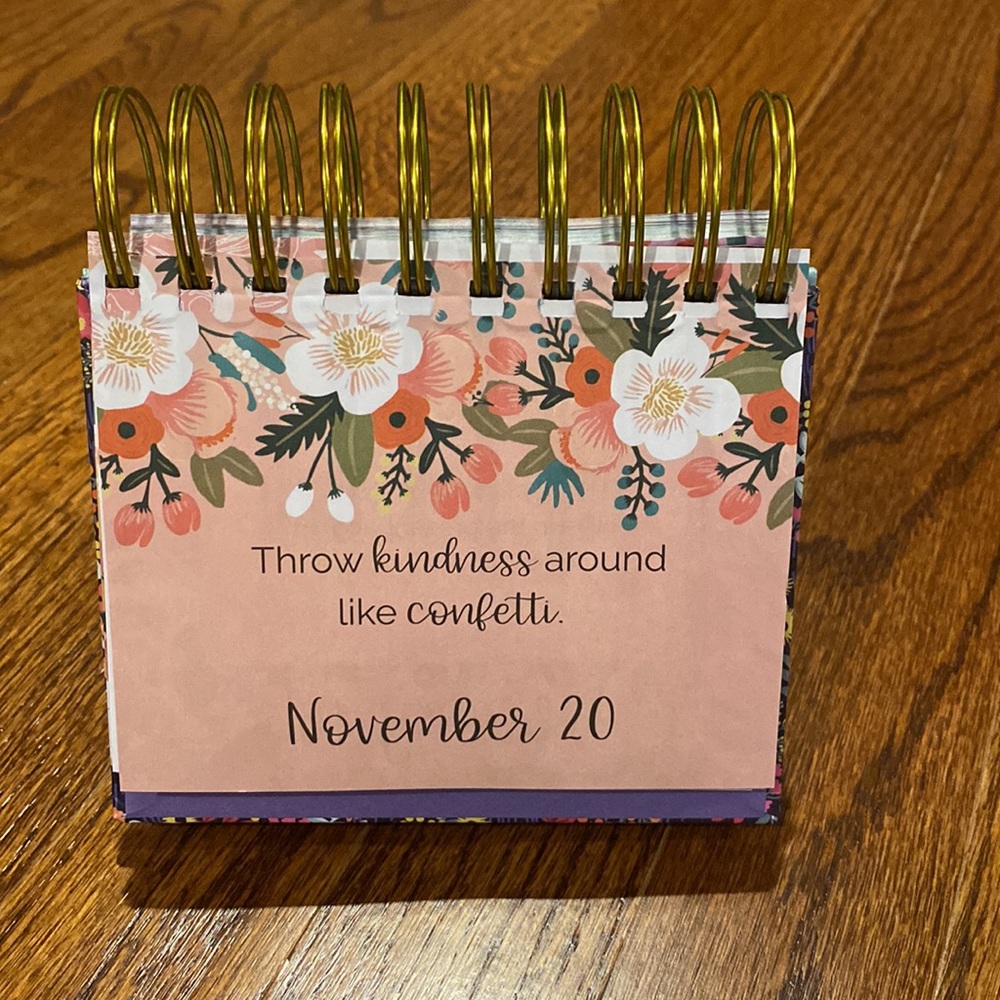 Daily desk calendar motivational quotes